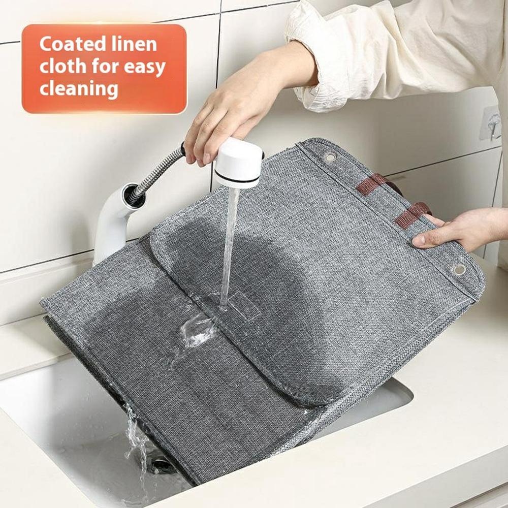 Collapsible Laundry Hamper for Bathroom Clothes Basket Wall Mounted Laundry Baskets (Size: L)