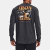 Under Armour Project Rock Outlaw Graphic Long Sleeve Training T-Shirt Men Tops Black 1367119-001
