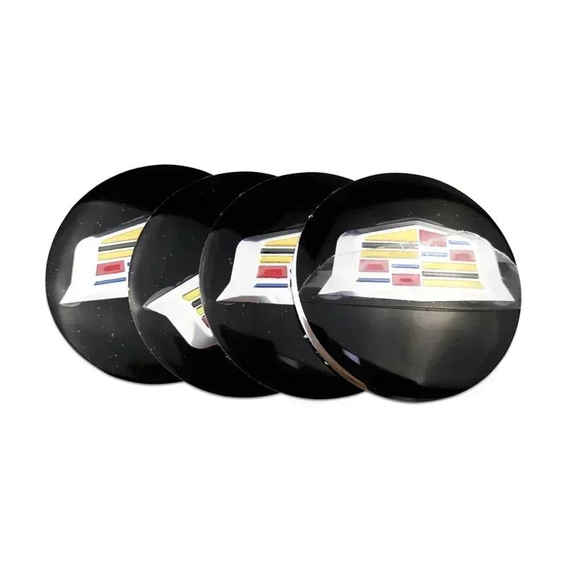 4 szt. 56 mm do Cadillac XT5 XTS CTS BLS SLS DTS SRX Escalade Tiburon Deville Nakładki na środek felgi samochodowej Naklejki z emblematami