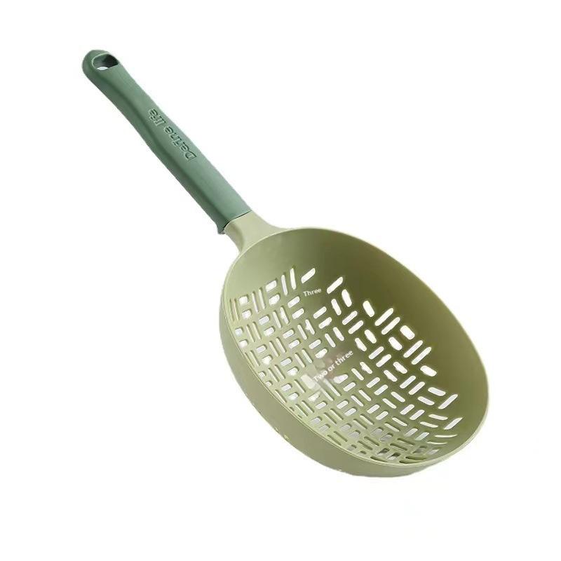 Heat-Resistant Food-Grade Noodle Colander With Efficient Hole Design Plastic Vegetable Strainer For Dumpling Wonton
