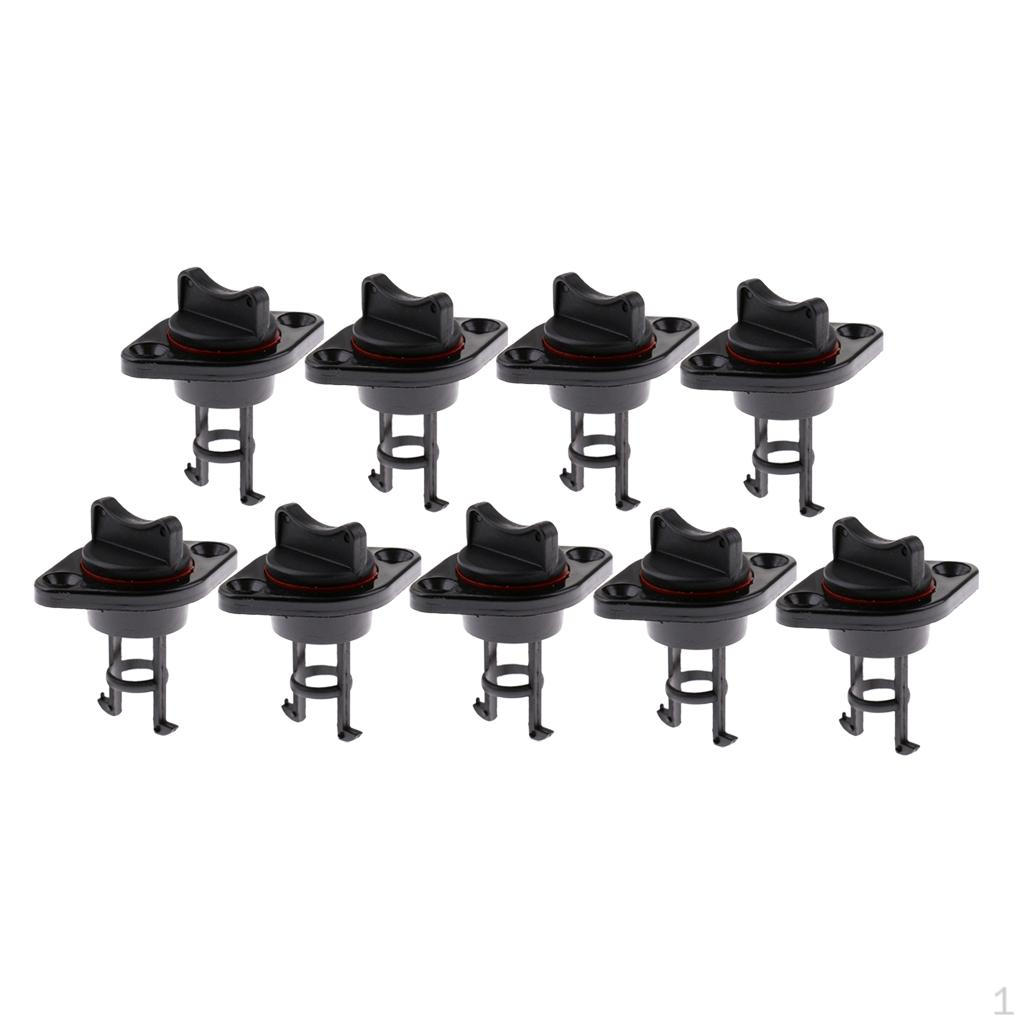 

9 Boat Yacht Kayak Canoe Nylon Drain Plug Fits 25mm Diameter Hole