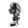 8in Car Cooling Fan Cigar Lighter Powered Black Quiet Metal Clip On Fan for Car Truck SUV RV Boat Bus DC12V
