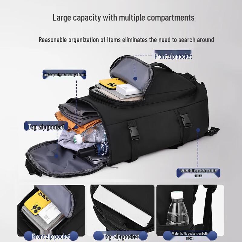 Warrior Men's Multi-functional Large Capacity Backpack