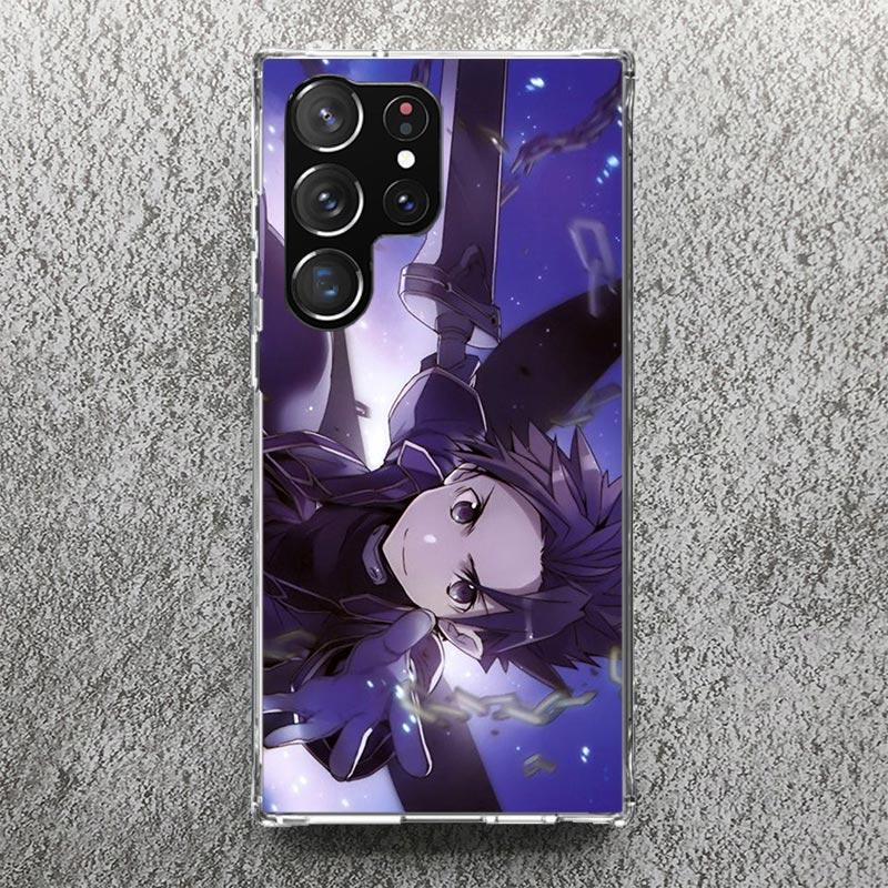 Sword Art Online Anime Phone Case For Samsung Galaxy S25 S24 S23 Ultra S22 Plus S21 S20 FE S10 + S25Ultra S24U Soft Cover Shell