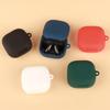 Solid Color Silicone Bluetooth Earphone Cover For Anker Soundcore Liberty Buds, Shockproof Protective Cover With Keychain