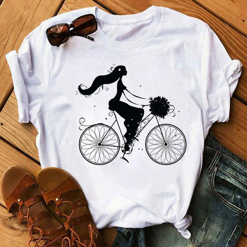 Fashionable Urban Girl Fashionable Casual Womens Roundneck Shortsleeved Tshirt Womens Tshirt Women Clothing Harajuku