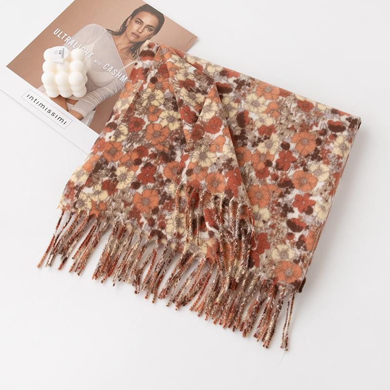 

Women Winter Scarf Paisley Print Cashmere Pashmina Shawls Wraps Hijab Shawls and Wraps Female Echarpe Scarves Luxury Brand 2025 65x180cm