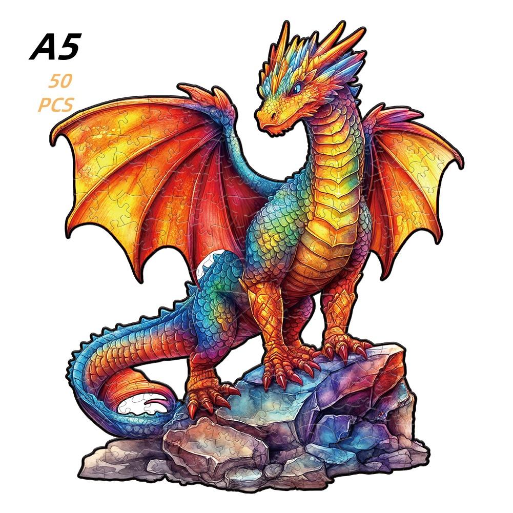 Jigsaw Puzzle Mysterious Animal Puzzles Dog Puzzles Present Designed for Adult Children Instructive Fabulous Present Interactive Games Wooden