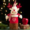 Portable Christmas Gift Treat Candy Box Plush Christmas Decorations  Children