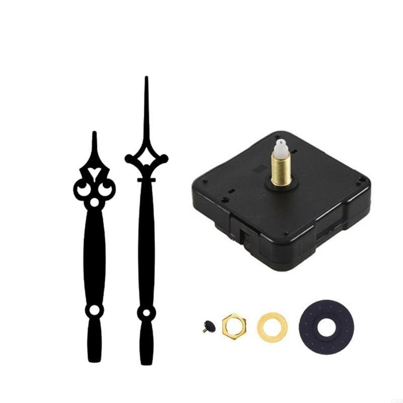 62KD DIY 16palcový tichý hodinový strojek Hodinky Nástěnné hodiny Strojky pro panel o průměru 35-40 cm