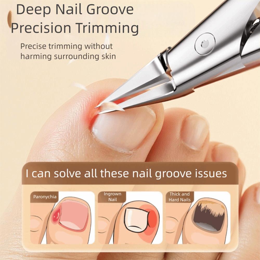 Stainless Steel Oblique Toe Nail Trimmers Eagle Beak Nail Clipper Professional Manicure Tool