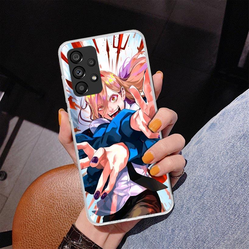 C-Chainsaw Mans Power Phone Case For Samsung Galaxy A52 A32 A22 A12 A51 A31 A50S A30S A20S A10S Note 20 Ultra 10 Plus S10 A72 A7