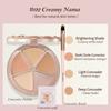 FLOWER KNOWS THE SWEETIE BEAR 4-Farben Concealer Aufhellungs-Palette Dunkle Augenringe Abdecken Volle Deckkraft Konturierung Foundation