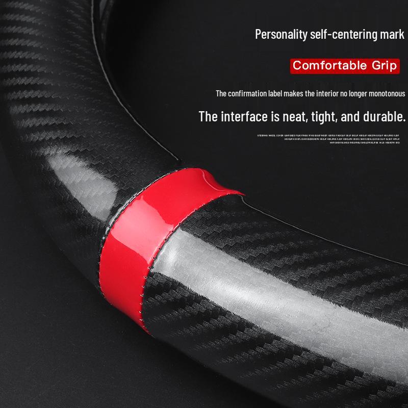 Cubierta de Volante de Fibra de Carbono Cadillac para CT4, ATS, CT5, CT6, XT4, XT5, XT6, BLS, LS, STS