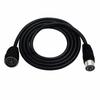 Robuster 7-Pin-DIN-Stecker auf Buchse Verlängerungskabel-Adapterstecker für Naim-Systeme Receiver Monitor