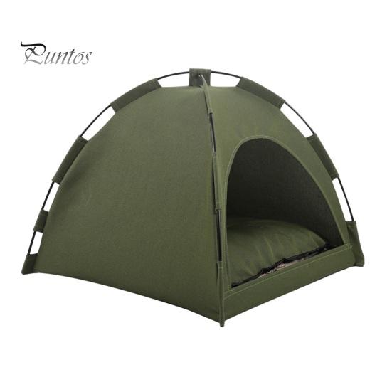 

Кровать-палатка для домашних животных с балдахином, портативная кровать для кошек, приподнятая кроватка для домашних животных, дышащая мягкая палатка-гнездо для кошек, в помещении, на открытом воздухе, для путешествий, пляжа S армия зеленый