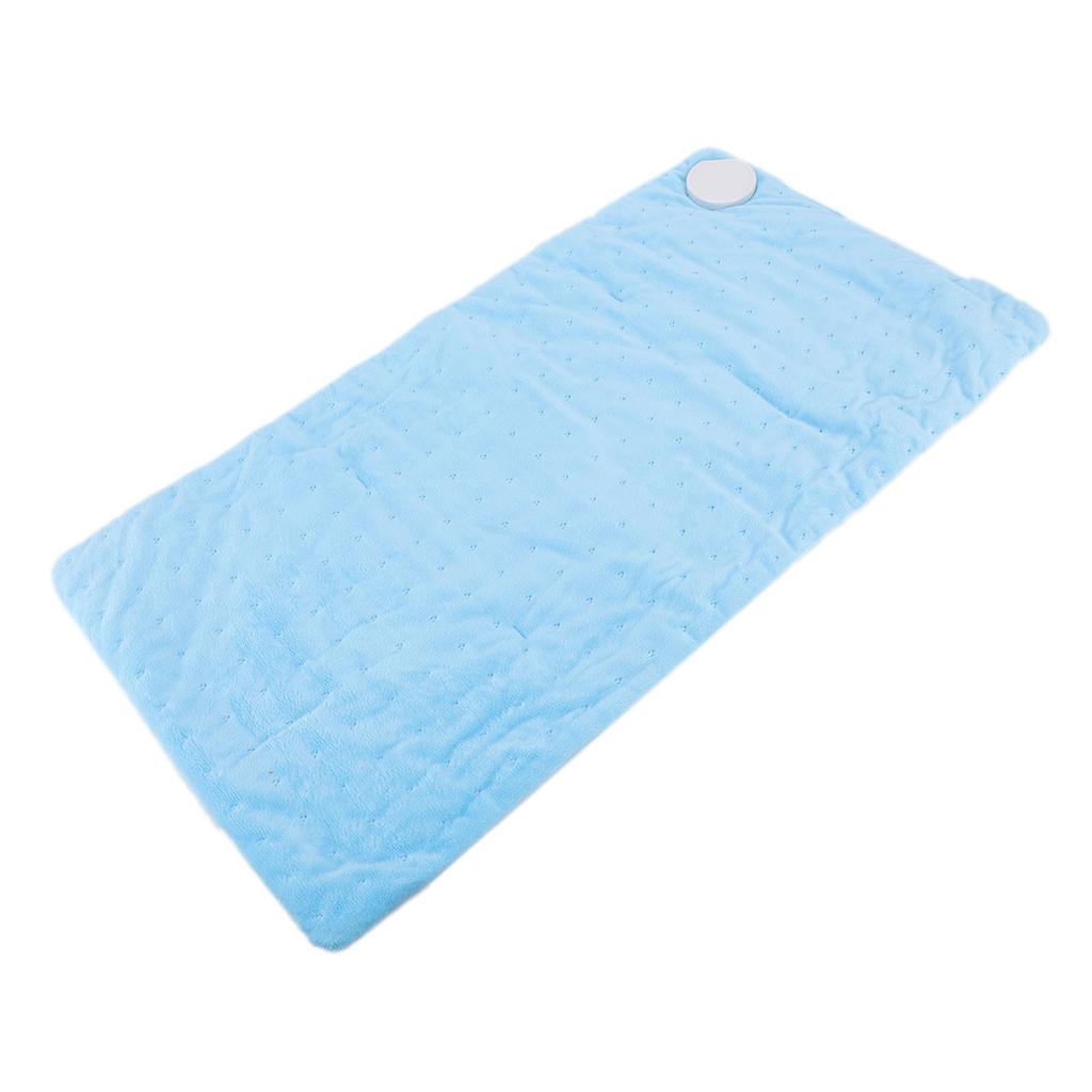 Electric Heating Pad with 5 Heat Settings Timer Light Blue Auto Shut Off Quiet Portable Heating Pad for Back Shoulder
