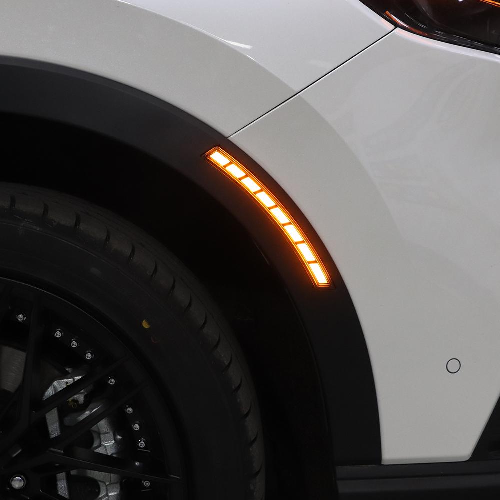 Pair Car Side Marker Lights Turn Signal Fog Lights 12V For Honda CR-V 2023-2024