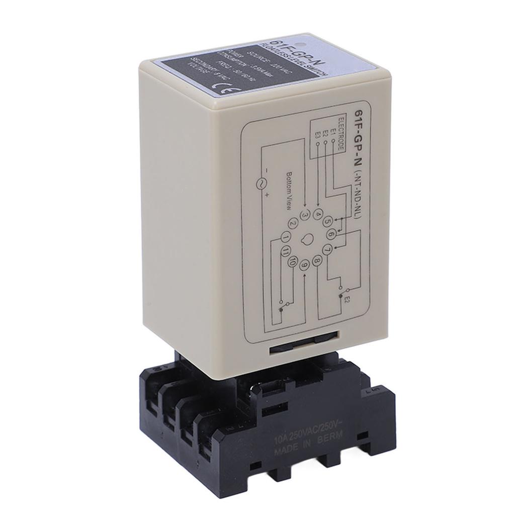 Niveau-Relais LED-Anzeige Lange Lebensdauer Flammenhemmendes PVC-Gehäuse Hochleistungs-Wasserstandregler