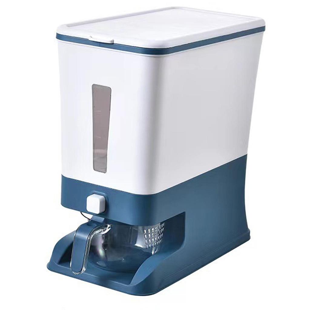 PP Transparent Storage Tank Rice Bucket For Large Families Insect And Moisture Resistant Rice Bucket