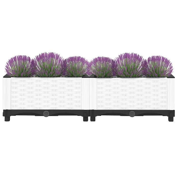 VidaXL Raised Bed 80x40x23 Cm Polypropylene 153305