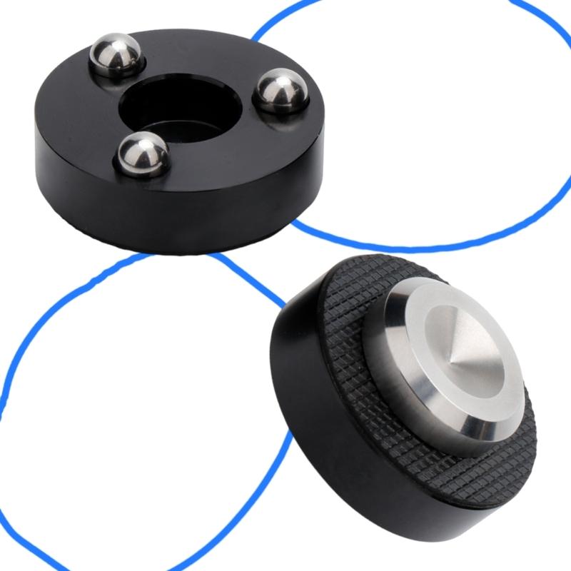 Aluminum Speaker Damping Feet Vibration Isolation Pad Equipment Sound Speaker Shockproof Pad Steel