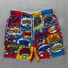 Europe and America Funny Basketball Comic Men's Beach Shorts 3D Printing For Men's Casual Shorts Cool Men's and Women's Shorts