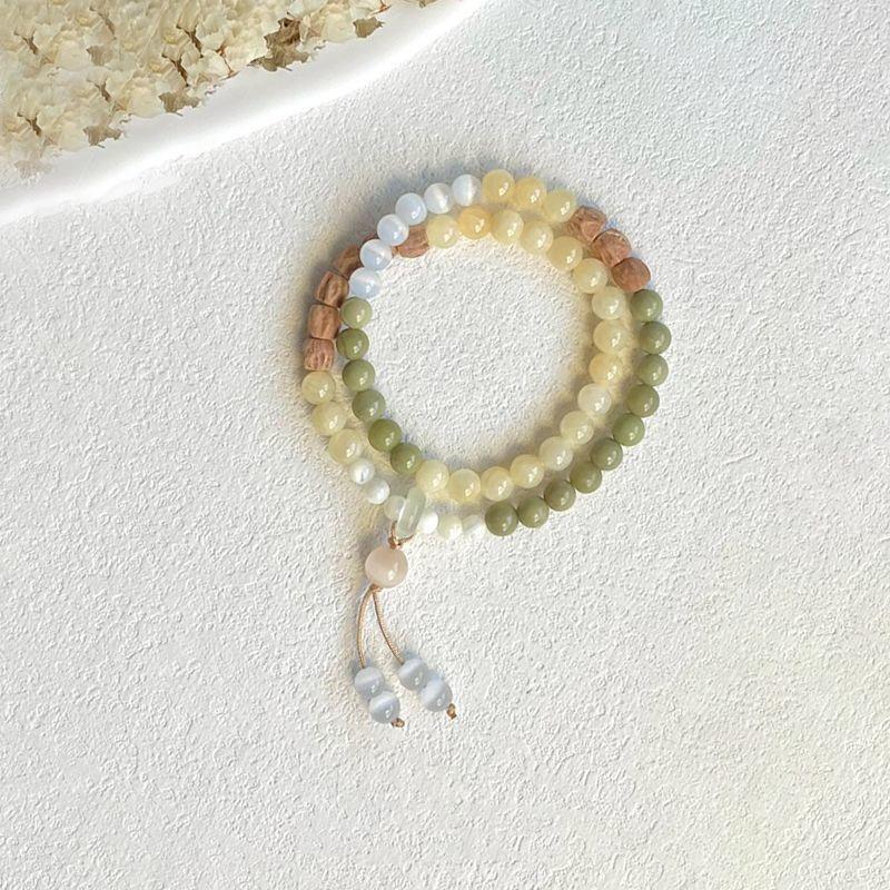 Retro Chinese Bamboo Beaded Bracelet - High-End Bestie Gift