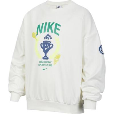 Vêtements de sport Tricot Col rond Polyvalent Manches longues Hauts pour enfants Blanc HM4645133