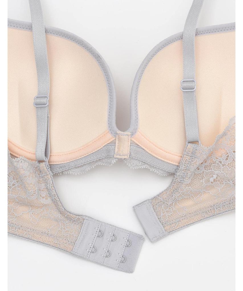 less likely to create a gap from the armpits to the high fits the all lace Bra Wacoal BZM331 GY F75 [Amphi] Bra, non-wired, back, armpits, bust,