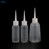[L]5PCS 40/100ml Plastic Clear Tip Applicator Bottle Squeeze Bottle Suitable For Crafts Art Glue Multi Purpose Refillable Empty
