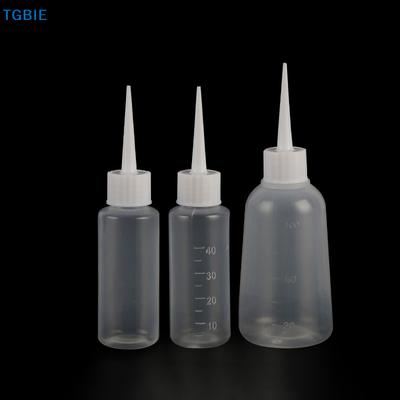 [L]5PCS 40/100ml Plastic Clear Tip Applicator Bottle Squeeze Bottle Suitable For Crafts Art Glue Multi Purpose Refillable Empty