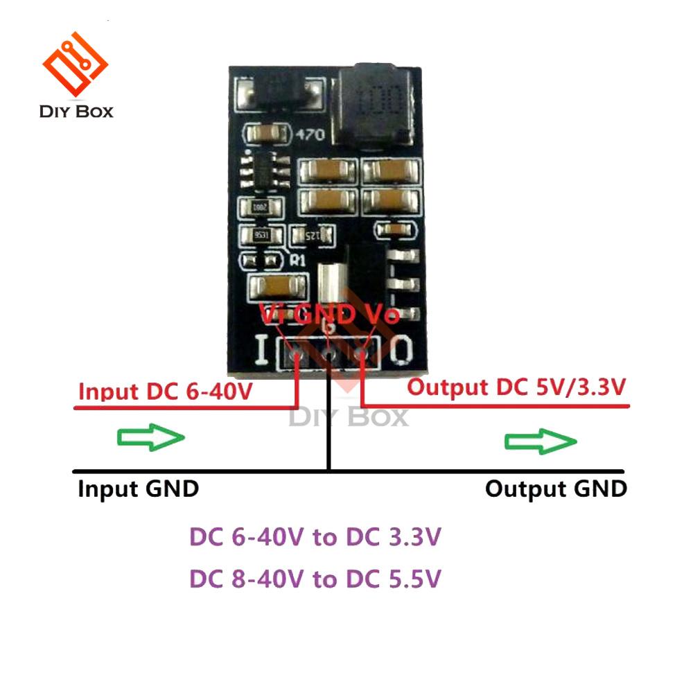 High-efficiency LDO Regulator DC 6V 9V 12V 24V To 5V 3.3V Step-Down Buck DC-DC Converter & Low Dropout Linear Regulators