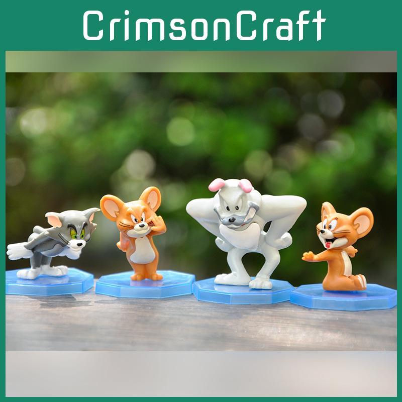 Cartoon Tom And Jerry Pvc Collectible Figures For Kids And Adults With Interactive Play