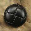 20 STUKS Zwarte Pak Trui, Koffiekleurig Schildpadpatroon Voetbal Imitatie Leer Trui, Vest Knopen, Gespoten.