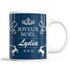 Mug - Lydia - Christmas - Ceramic - Printed - 325 Ml - Dishwasher Safe