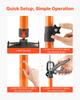 Cabinet Jack Support Pole, 2-Pack, 54-155 cm Steel Telescopic Quick Support Rod, Adjustable 3rd Hand System up to 70 kg Capacity for Installing