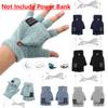 USB Electric Heated Gloves Adjustable Temperature Rechargable Mittens Washable Fingerless Hands Warmer Touchscreen Winter Warmer