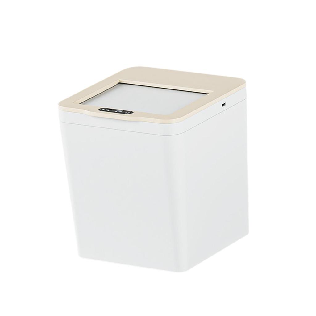 Automatic Sensor Trash Can Small Plastic Rubbish Bin Compact Design for Bathroom Kitchen Bedroom Office