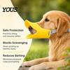 Gentle Mouth Guard for Puppies Dog Duckbill Muzzle, Soft Silicone Anti-Bite Cover, Adjustable Anti-Barking Safe Muzzle Vet Visits Small