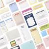 Monolike Record Sticker Pack Variety for Fancy Stickers Today's (102 Stickers) - Pack, Diaries, Scrapbooks, Waterproof,
