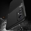 For Xiaomi Redmi Note 12S 4G Lines Imprinted PU Leather+TPU Case Magnetic Car Mount Phone Cover