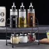 No-drip Pourers Liquid Seasoning Bottle Leak Proof Glass Oil Cruet Container  Kitchen Use