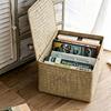 Wicker Storage Basket Woven Storage Basket With Lid