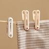 12Pcs Heavy Duty Anti-Slip Clothespins Windproof Plastic Laundry Clips with Soft Pads No Trace Clothes Pegs Clothesline Clips for Hanging Clothes
