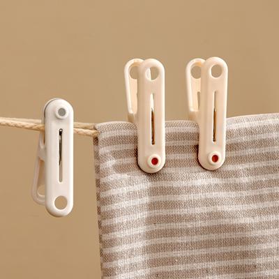 12Pcs Heavy Duty Anti-Slip Clothespins Windproof Plastic Laundry Clips with Soft Pads No Trace Clothes Pegs Clothesline Clips for Hanging Clothes