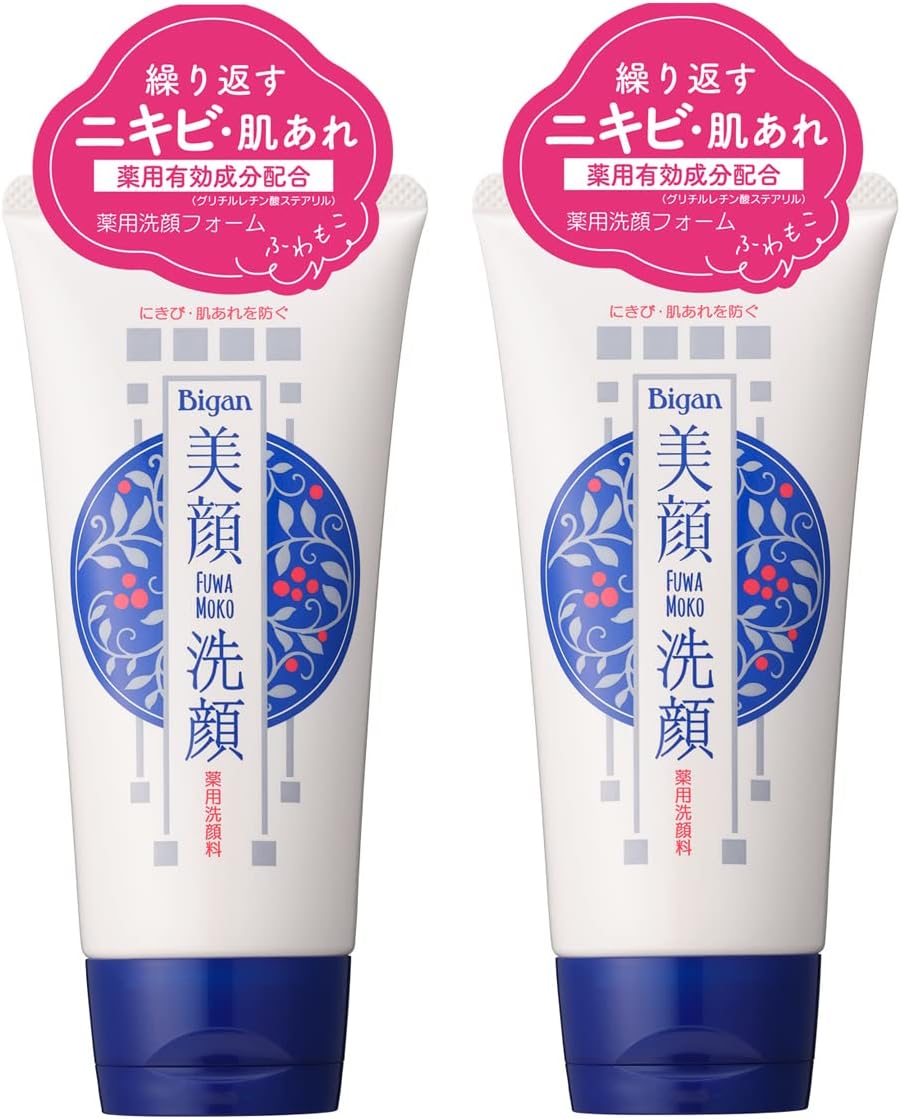 Meishoku Face Medicated Face Wash 120g 2p Quasi Drug Made In Japan 2 pieces