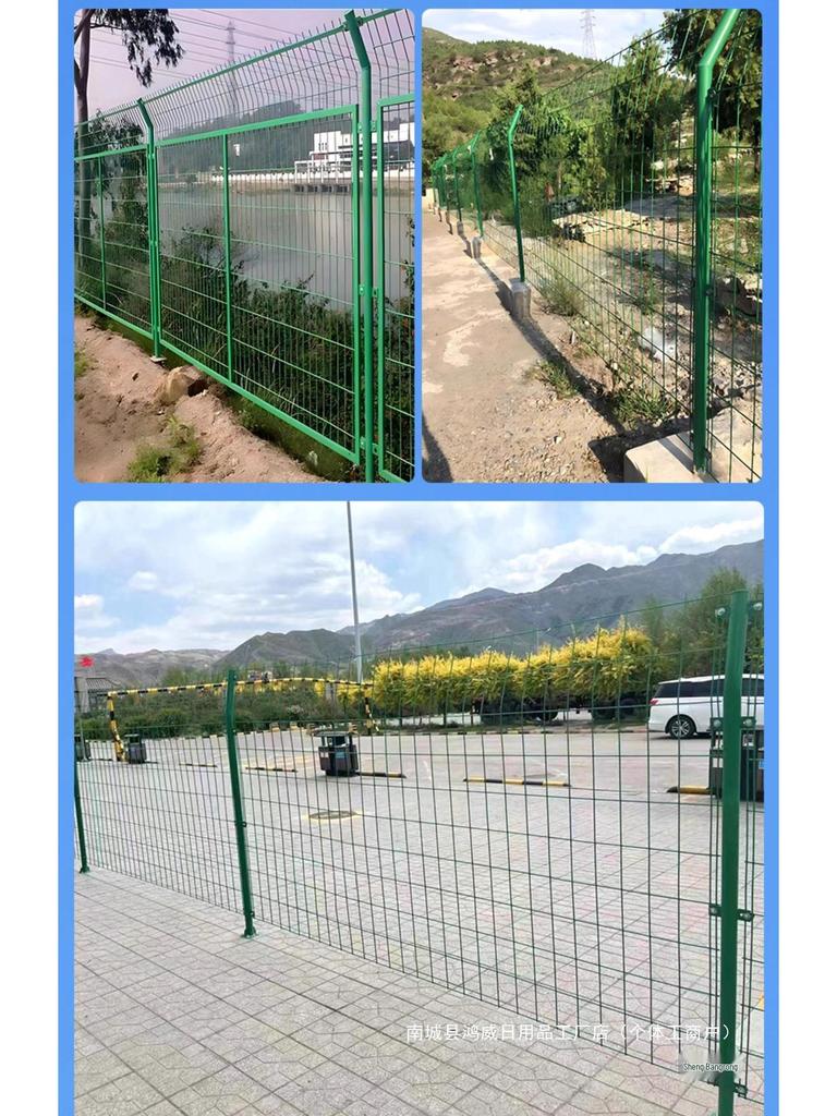 Dual-Sided Wire Mesh Guardrail and Orchard Protection Fence