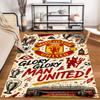 Manchester United Designed floor mat, suitable as a non-slip mat for the living room or bedroom sofa