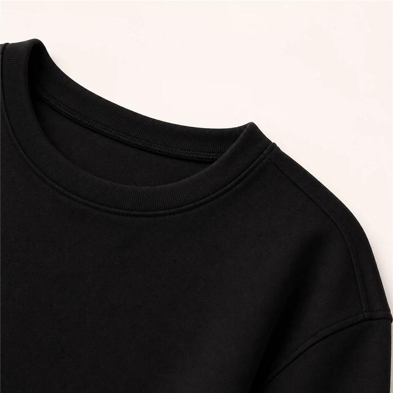 Design Style Splicing Autumn New Loose and Slim Mid-length Sweatshirt for Women with High-end Feel
